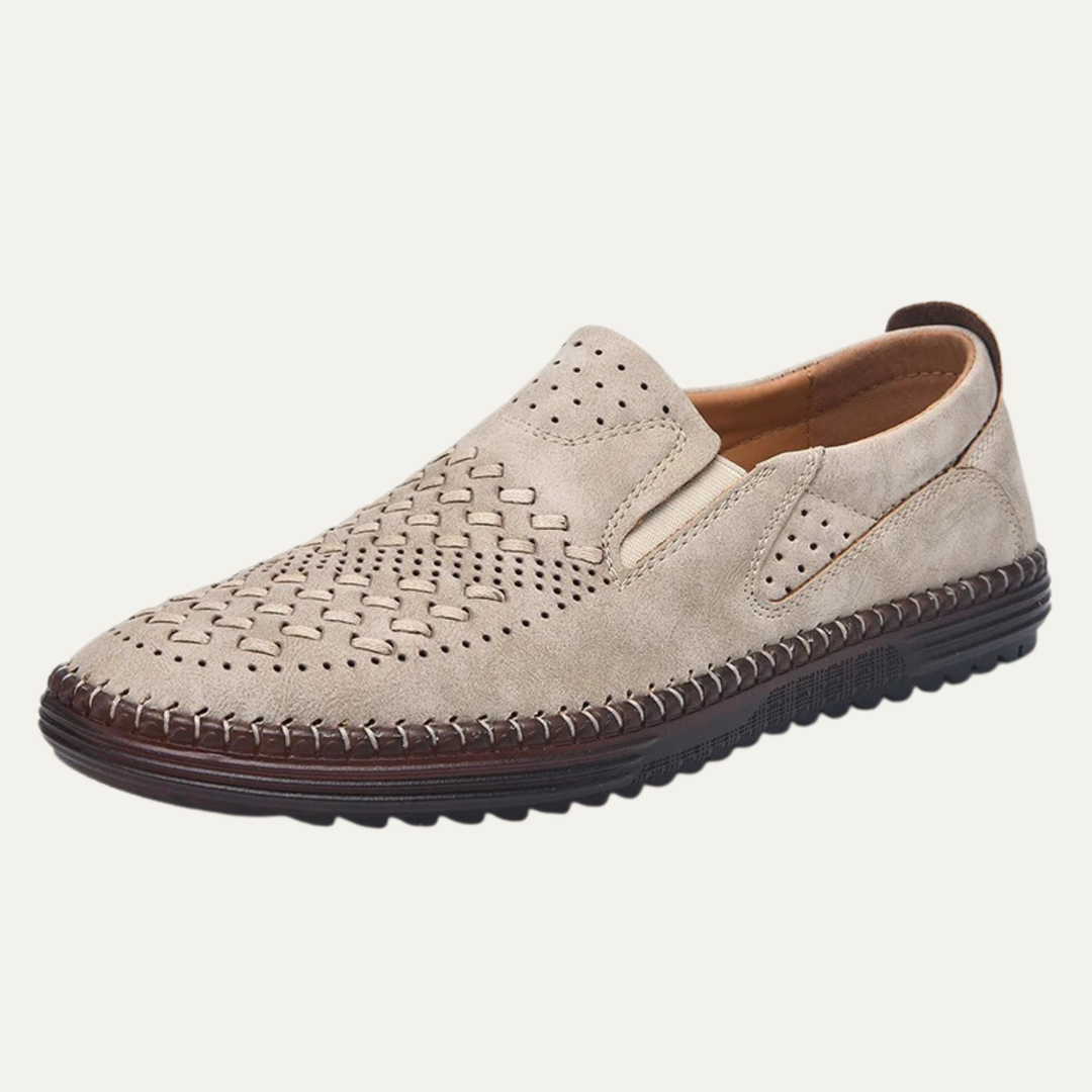 The Silverlake Men's Handmade Leather Slip On Loafers