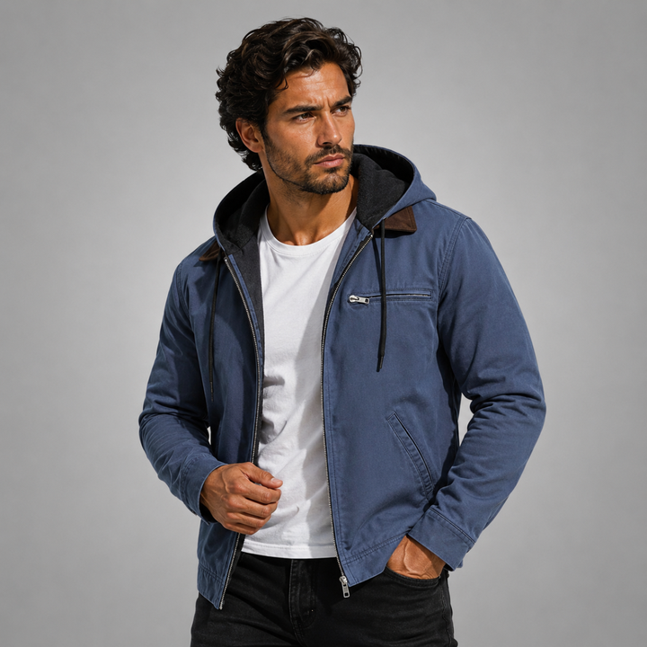 The Westwood Men’s Winter Warm Fleece Lined Hooded Jacket