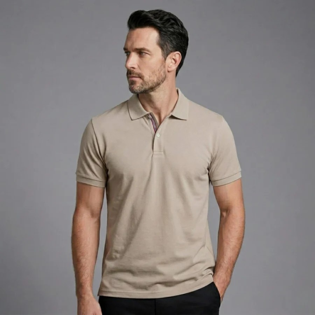 The Elmwood Men’s Cotton Smart Polo Shirt