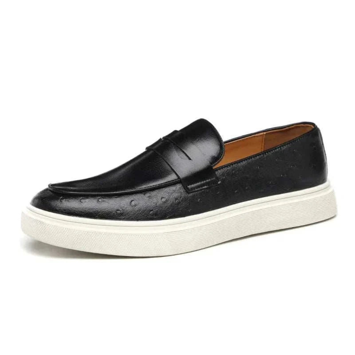 The Arezzo Men’s Leather Loafer Sneaker