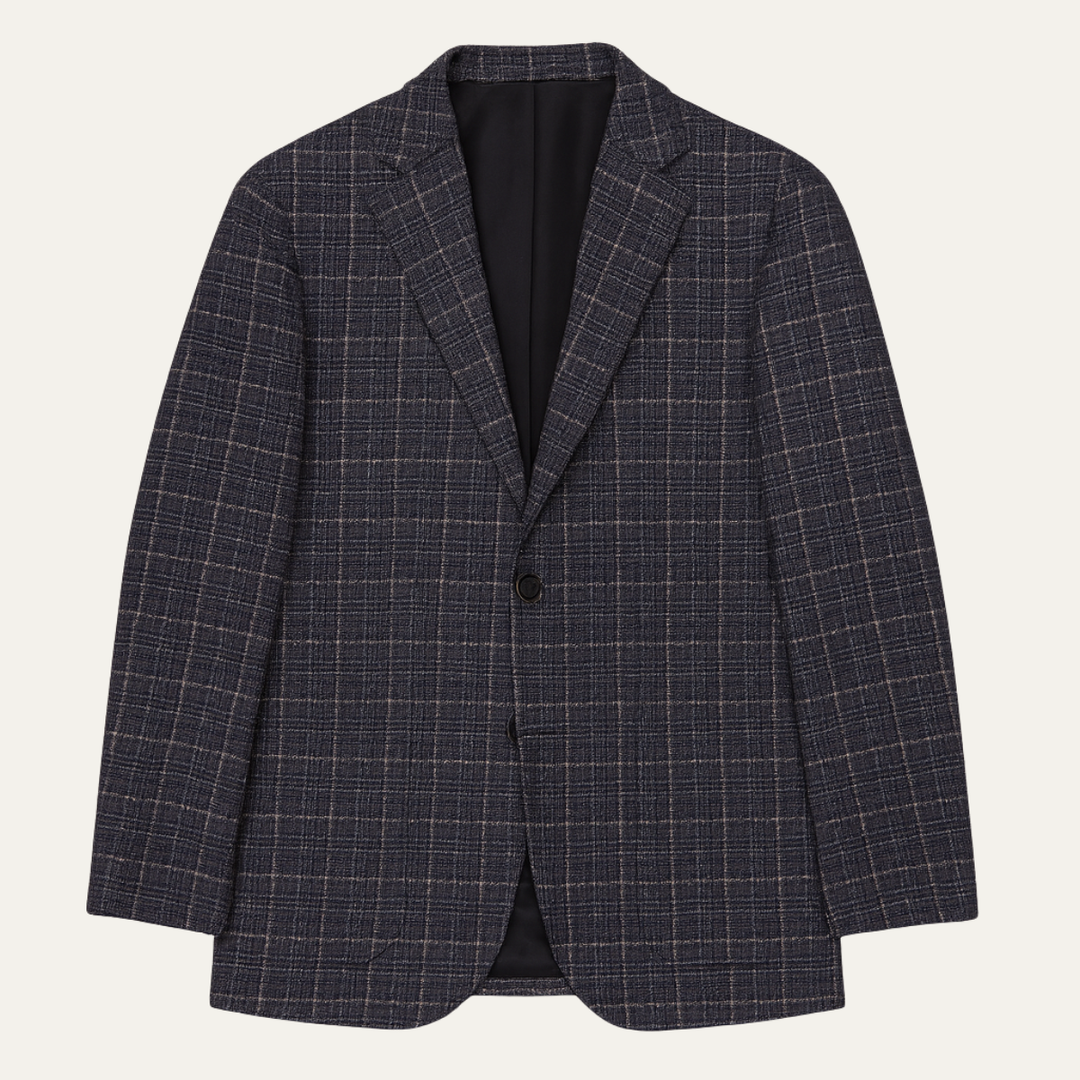 The Durham Men’s Plaid Striped Business Casual Work Jacket