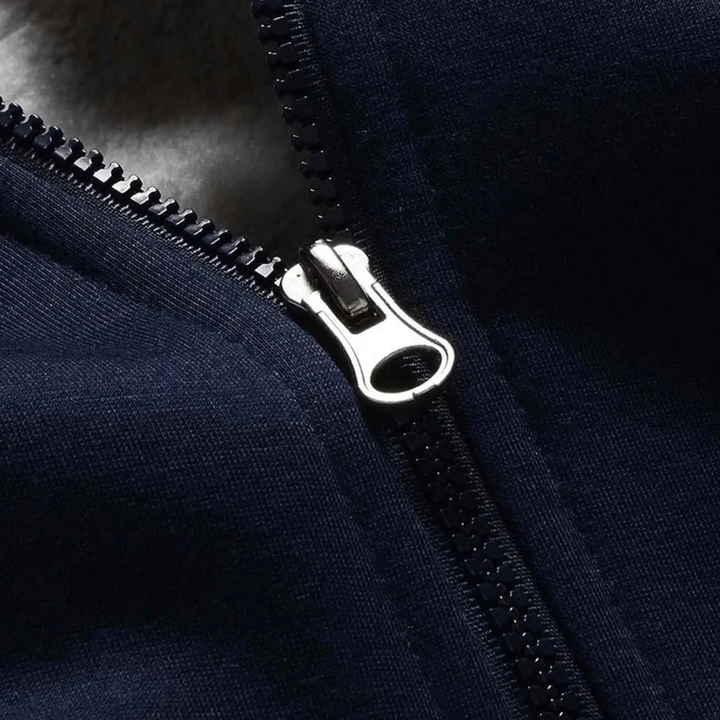 Men's Fleece Lined Zip Up Hoodie