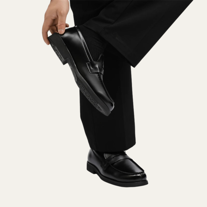 The Watercrest Hill Men’s Handmade Leather Penny Loafers
