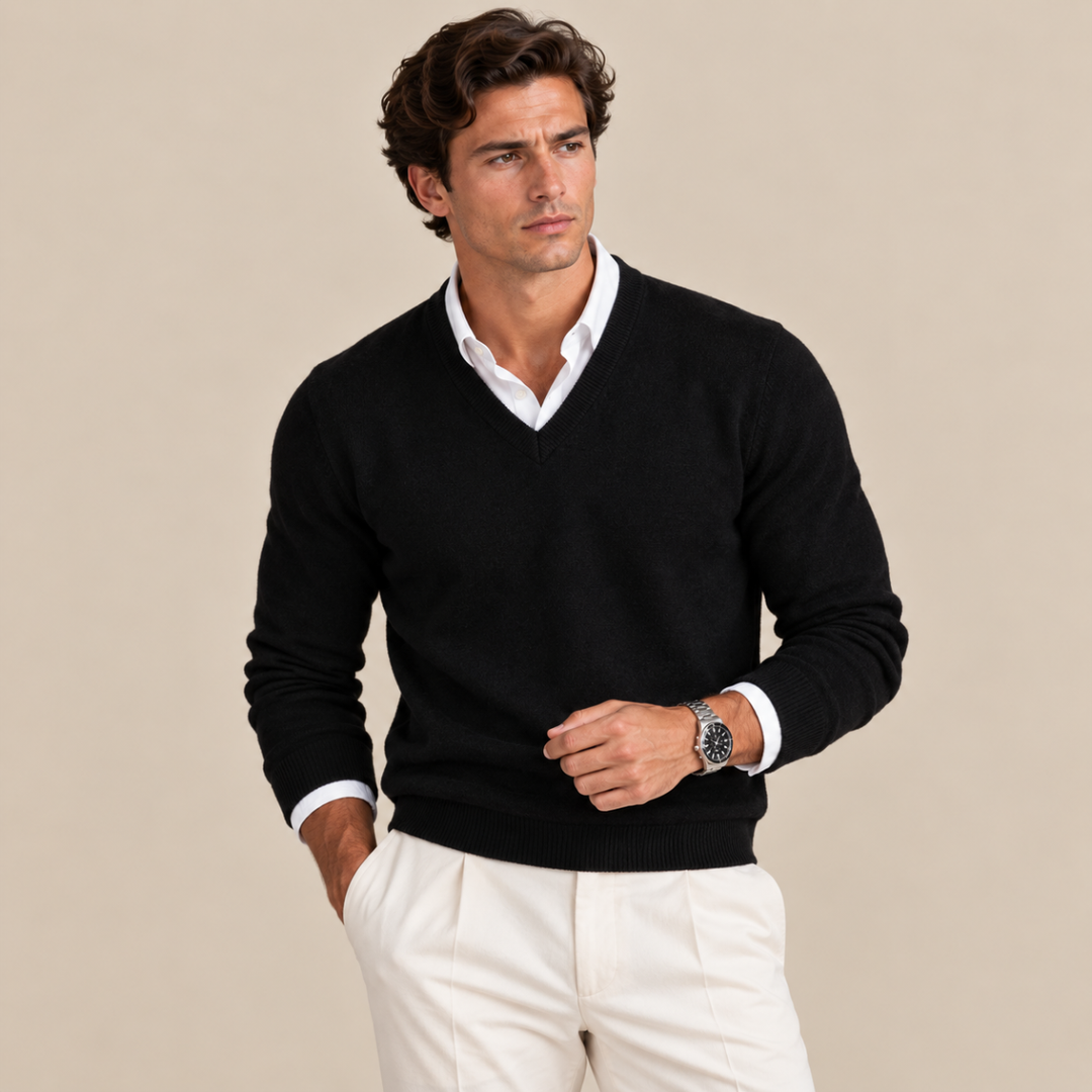 The Cleveland Cashmere Sweater for Men