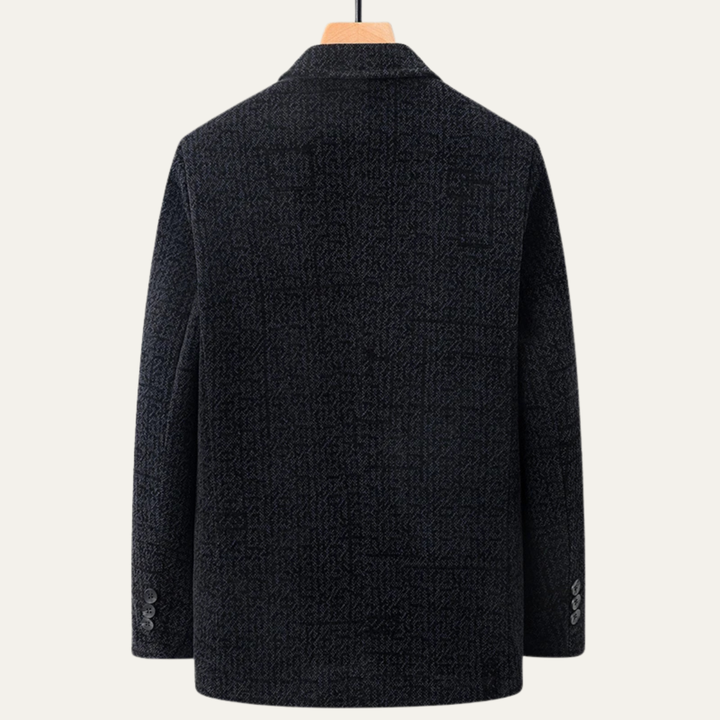 The Portwell Men’s Business Chenille Warm Fur Lined Blazer