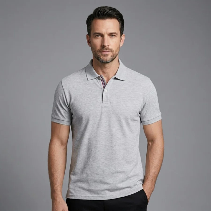 The Elmwood Men’s Cotton Smart Polo Shirt