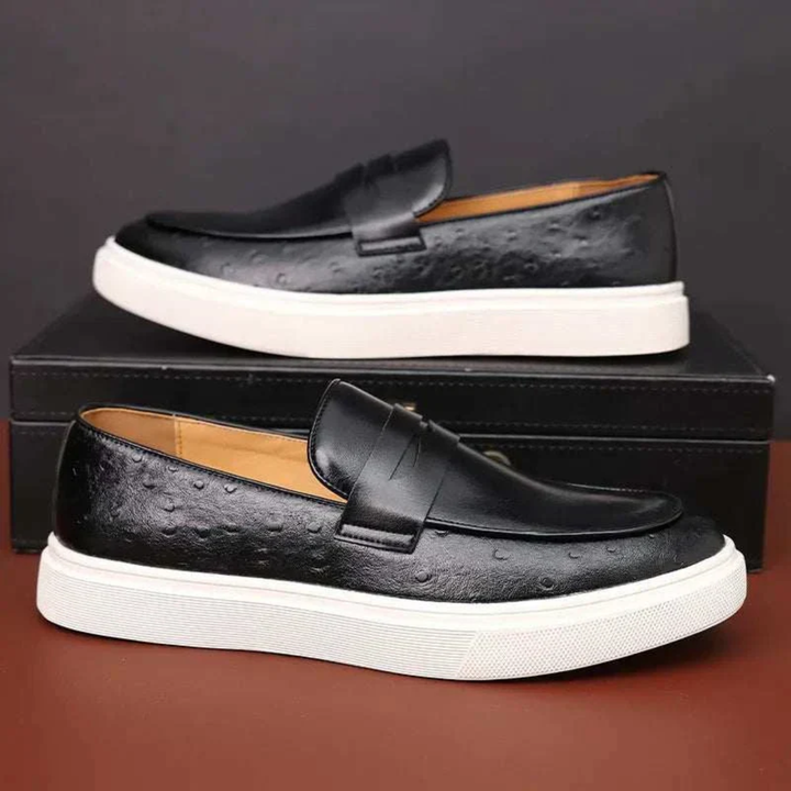 The Arezzo Men’s Leather Loafer Sneaker