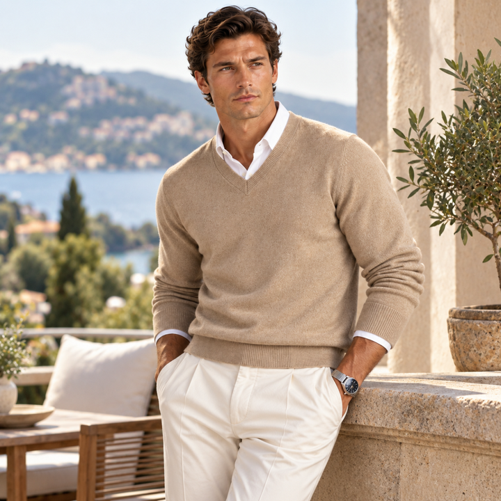 The Cleveland Cashmere Sweater for Men