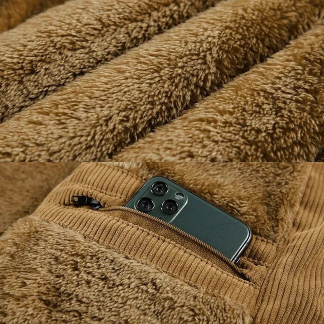 The Penzance Men's Corduroy Lighweight Quilted Vest