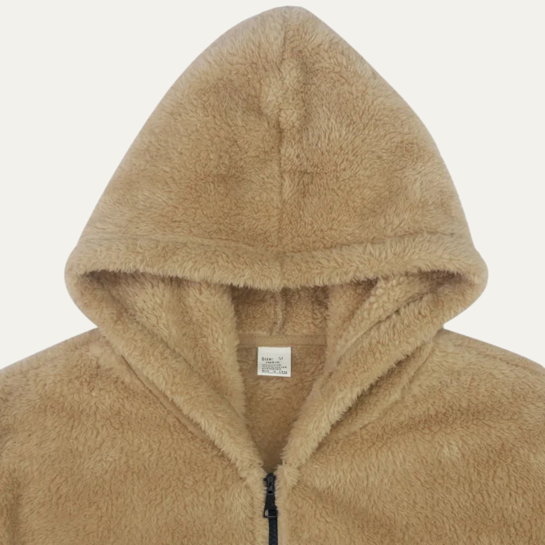 The Brixton Men’s Fleece Warm Soft Velvet Hoodie Jacket