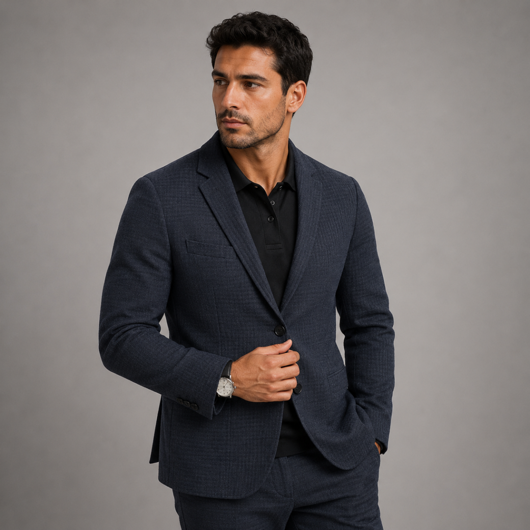 The Lakehurst Men’s High End Wool Casual Business Blazer