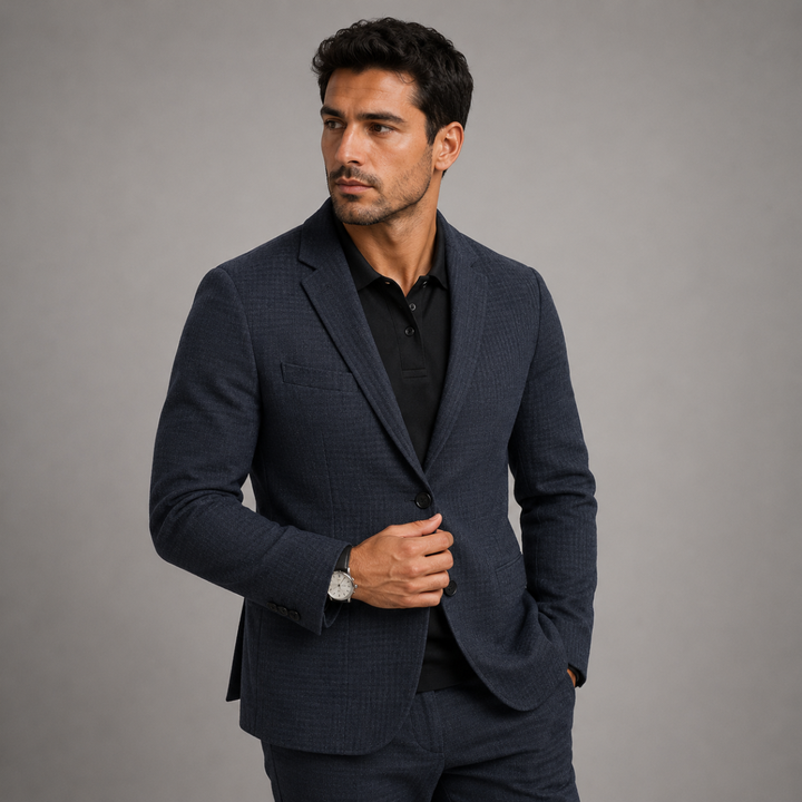 The Lakehurst Men’s High End Wool Casual Business Blazer
