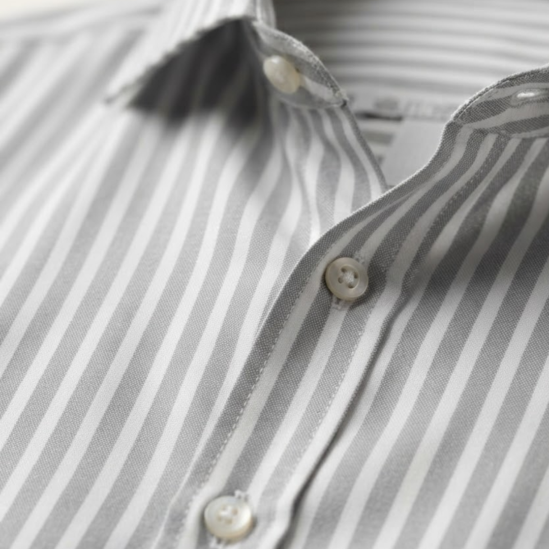 The Hilton Head Men’s Casual Smart Fit Striped Linen Shirt