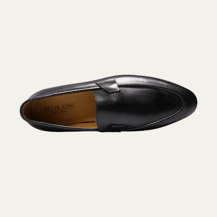 The Redstone Ridge Men's Handmade Business Leather Dress Loafers