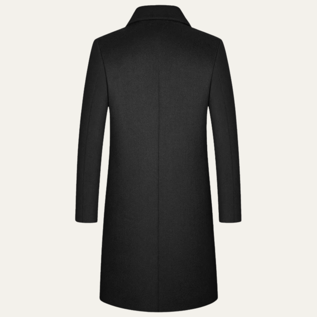 The Ascot Men's Elegant Long Winter Smart Coat