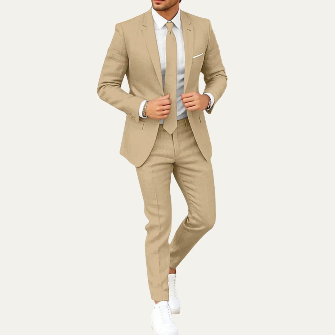 The Brookhaven Men’s Lightweight Formal Wedding & Business Suit Set