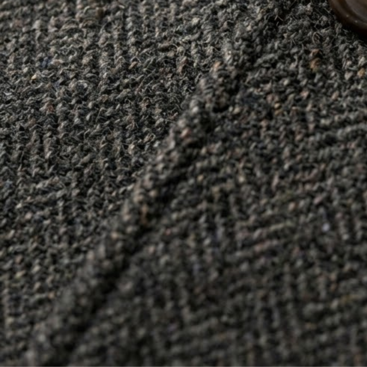The Siena Men’s Single Breasted Fishbone Tweed Blazer Jacket