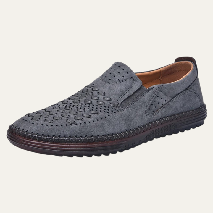 The Silverlake Men's Handmade Leather Slip On Loafers