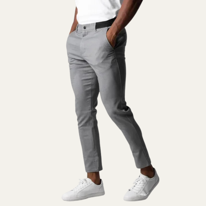 The La Maddalena Men’s Slim Fit Casual Stretch Chino Pants