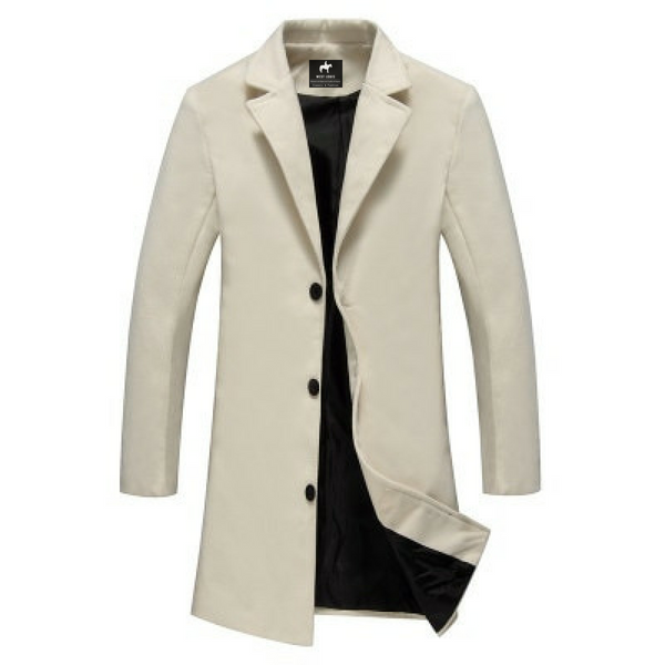 Men's Classic Long Windproof Coat