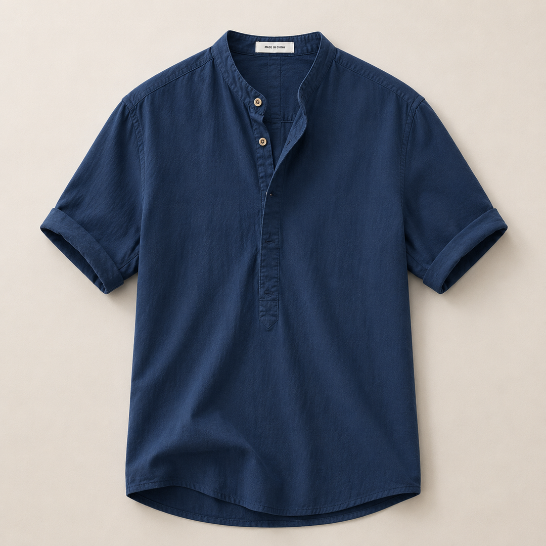 The Montclair Men’s Summer Casual Linen Shirt