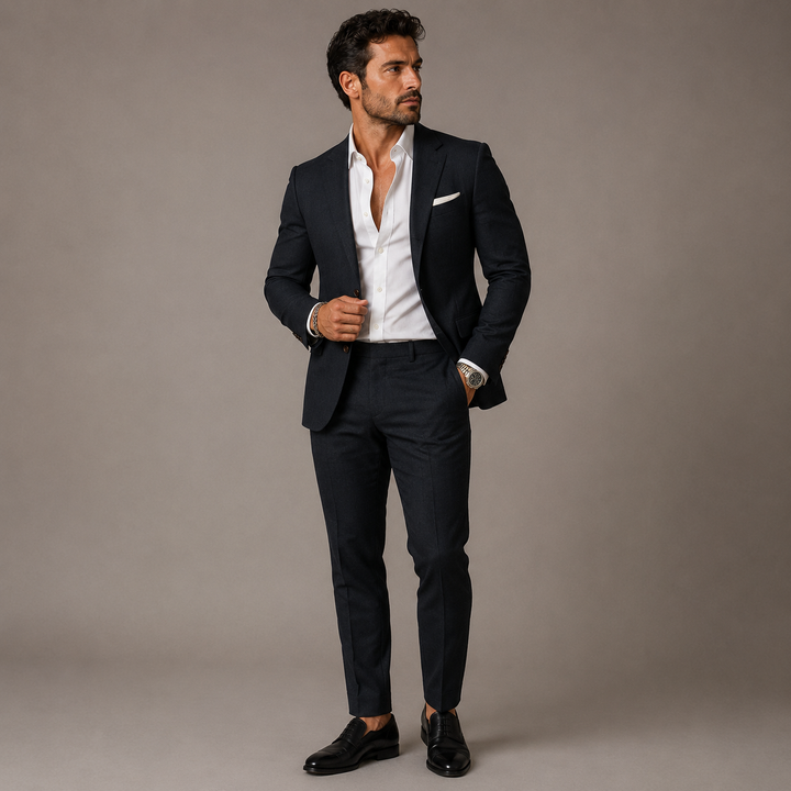 The Danforth Men’s Slim Fit Two Piece Elegant Suit Set
