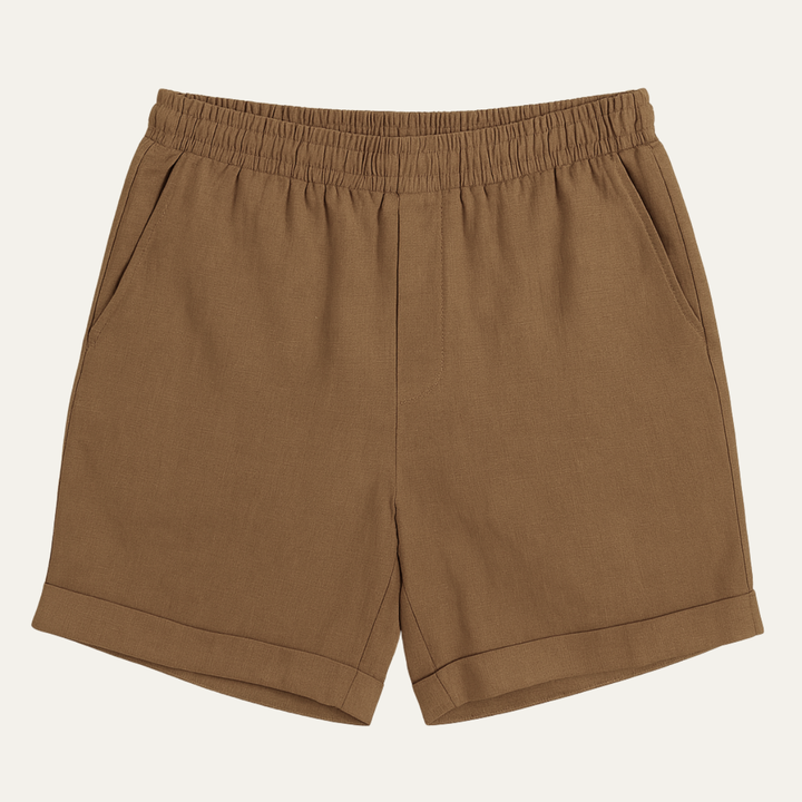 The Coogee Men’s Lightweight Summer Relaxed Fit Linen Shorts