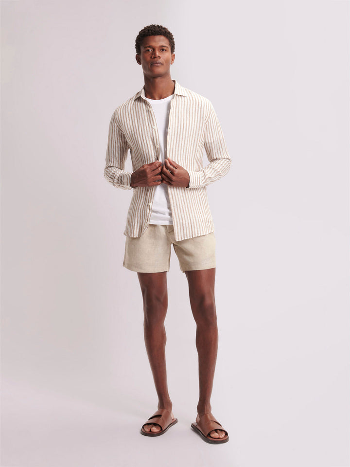 The Linton Linen Shorts – Tailored Summer Shorts for Men