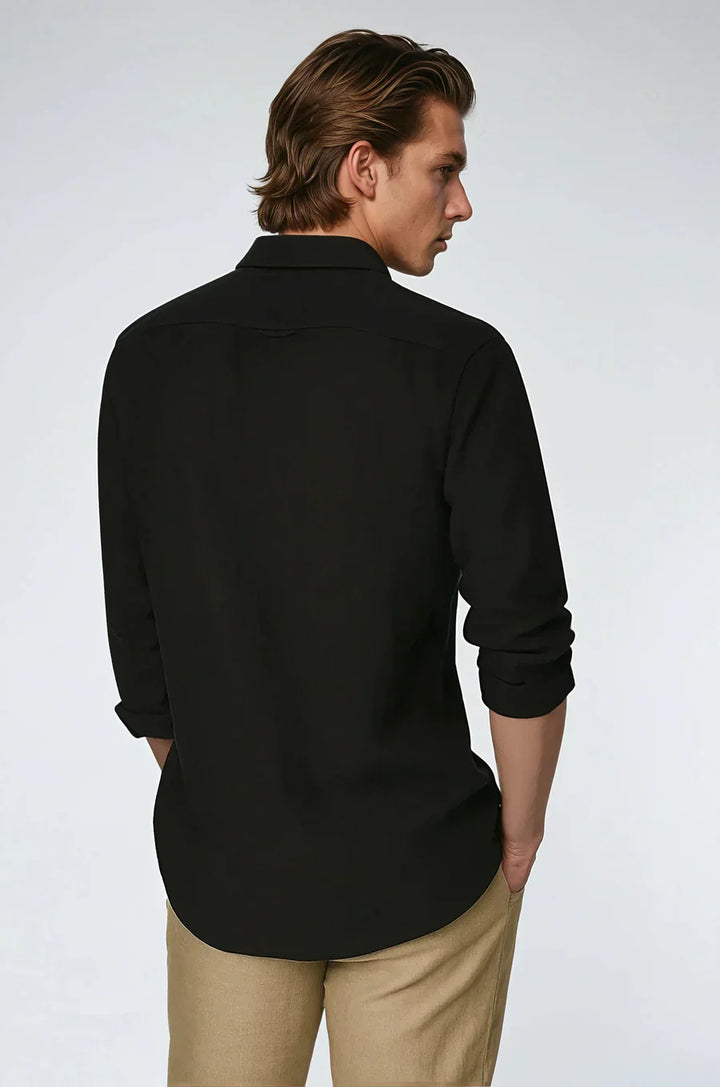 The Matera Men's Premium Linen Button Up Shirt