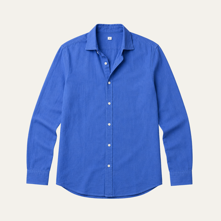 The Ravello Men's Premium Linen Button Down Shirt