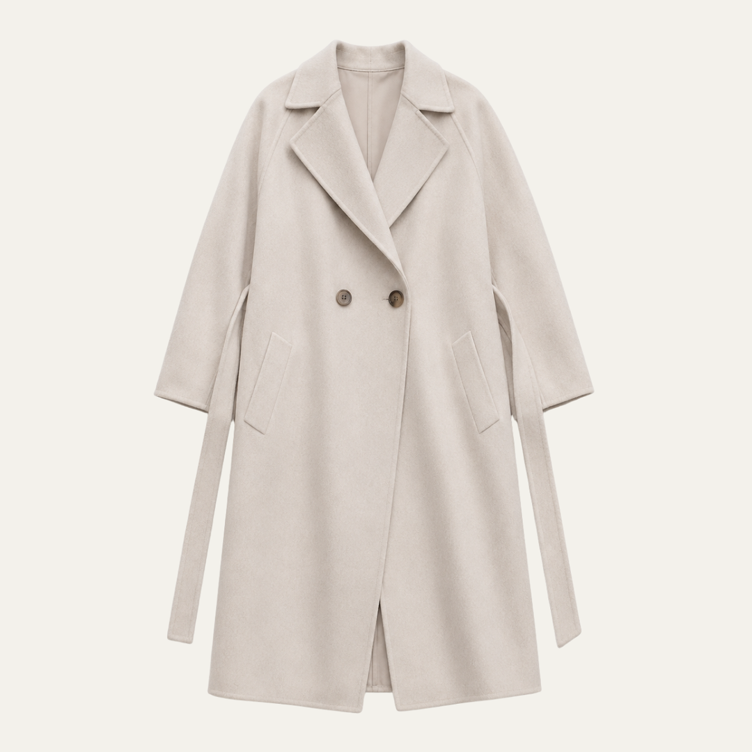 Women's Longline Wool Blend Coat