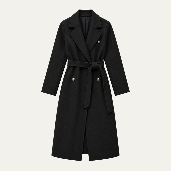Women's Double Breasted Belted Trench Coat