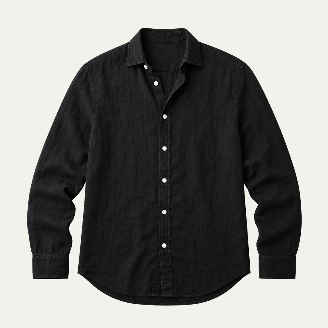 The Sardinia Men's Casual Linen Button Up Shirt