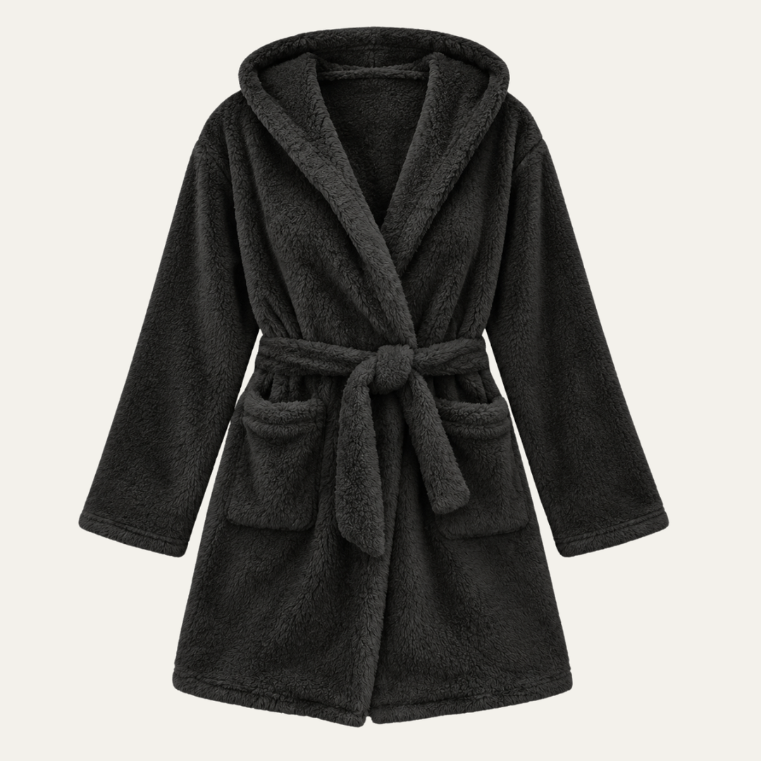 Women's Hooded Fleece Robe