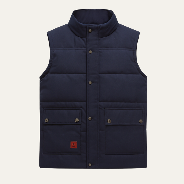 The Aspen Men's Warm Modern Fleece Lined Winter Vest