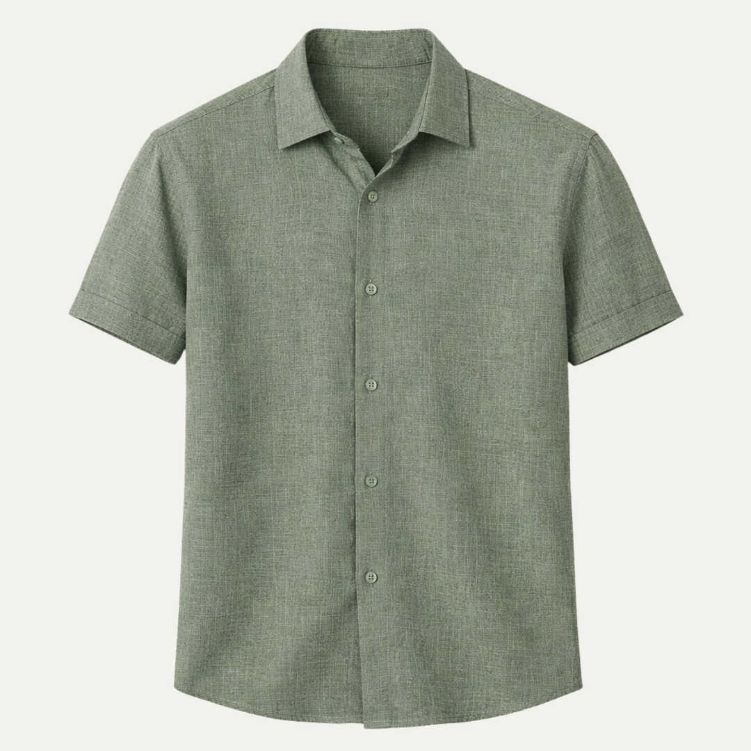 The Cortina Men's Short Sleeve Button Shirt