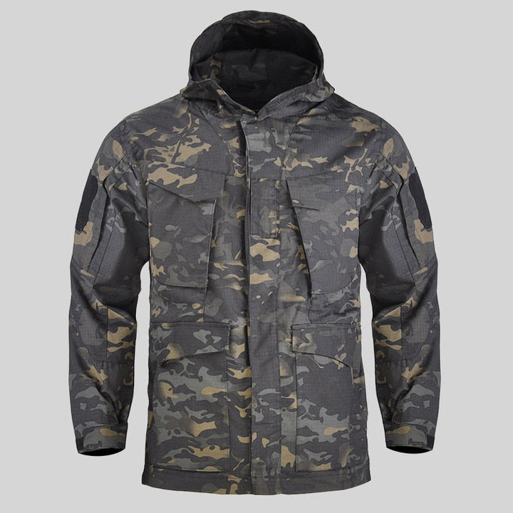 Men's Hooded Outdoor Windbreaker Parka