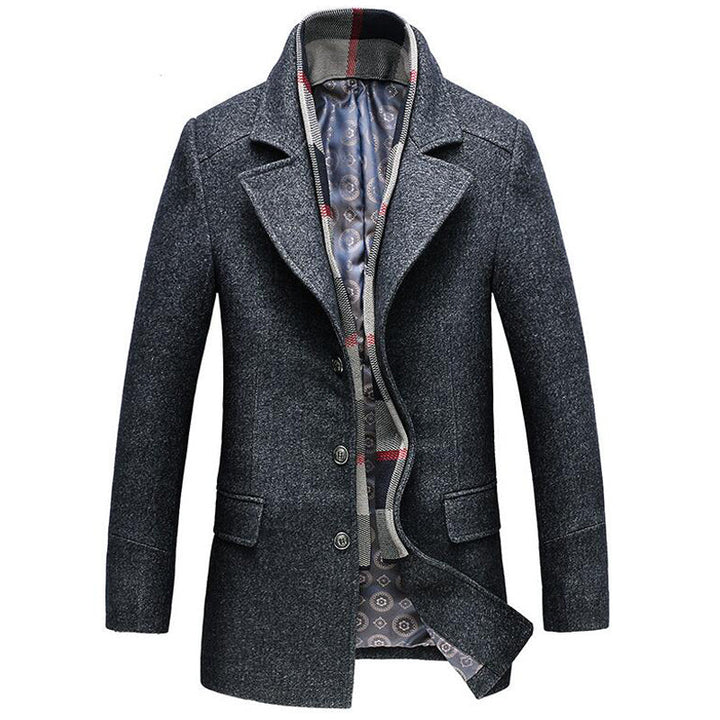 Men's Classic Royal Wool Coat