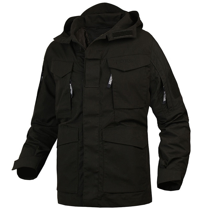 Men's Hooded Outdoor Windbreaker Parka