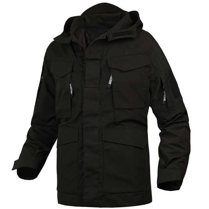 Men's Hooded Outdoor Windbreaker Parka