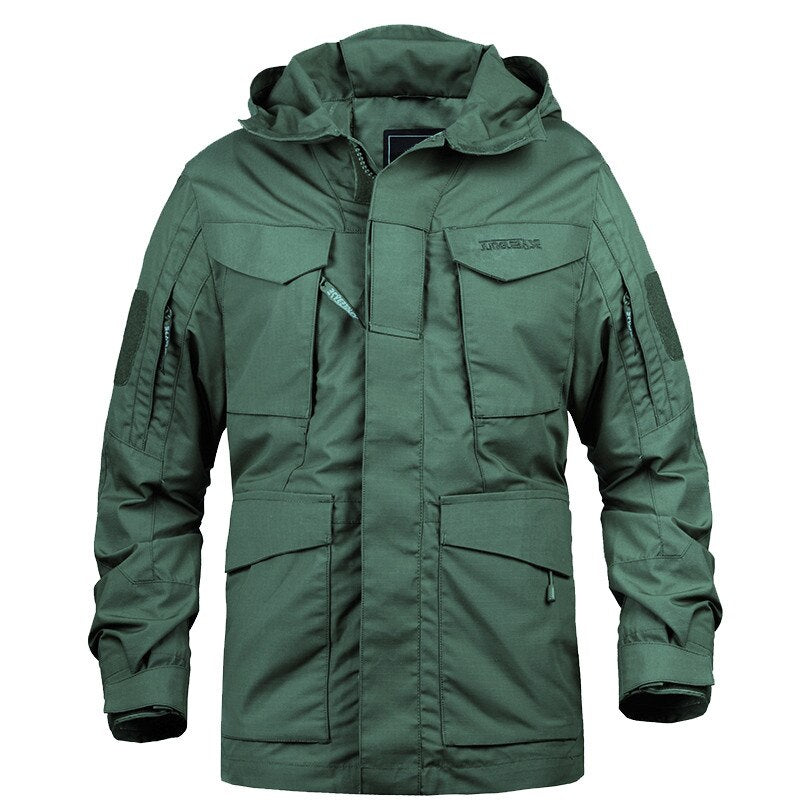 Men's Hooded Outdoor Windbreaker Parka