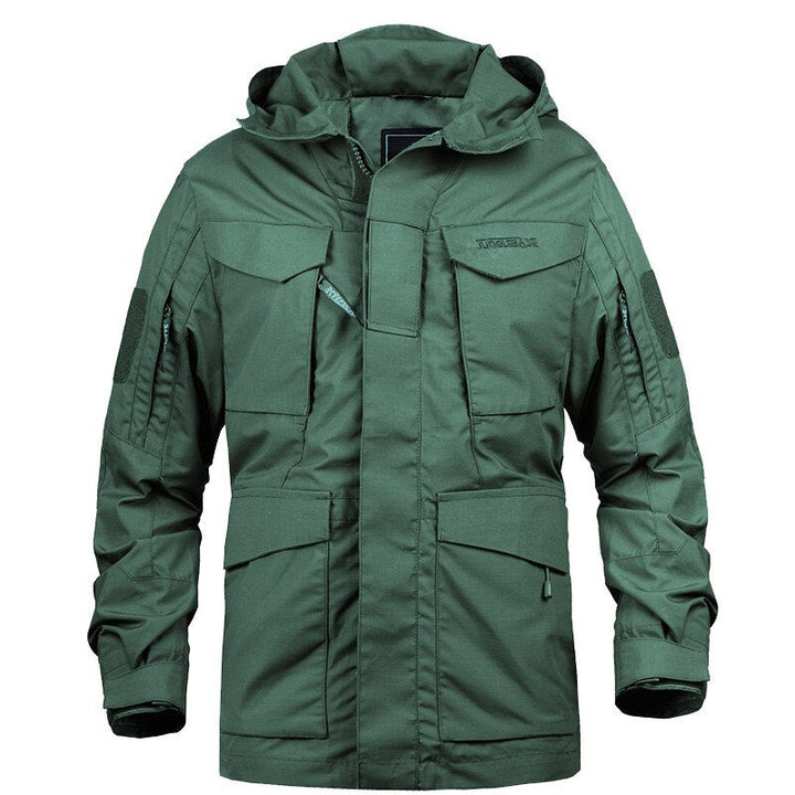 Men's Hooded Outdoor Windbreaker Parka