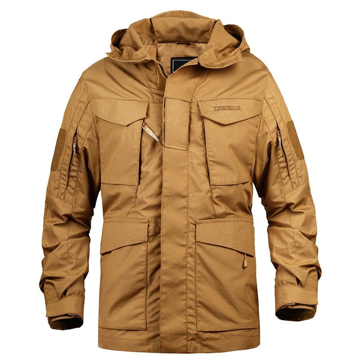 Men's Hooded Outdoor Windbreaker Parka