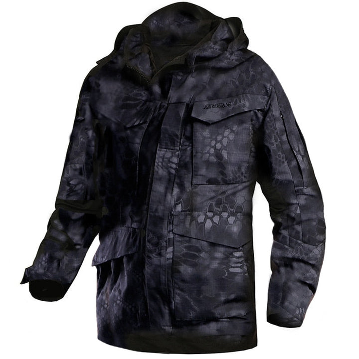 Men's Hooded Outdoor Windbreaker Parka