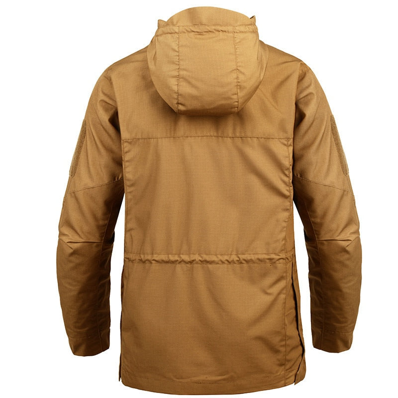 Men's Hooded Outdoor Windbreaker Parka