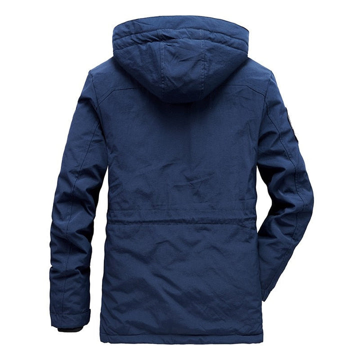 Men's Casual Military Hooded Coat