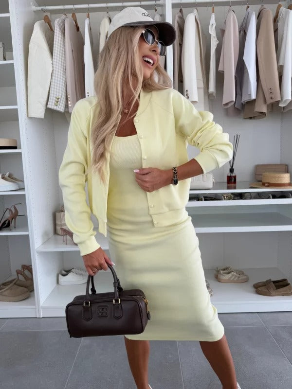 Women's Casual Two Piece Dress Set