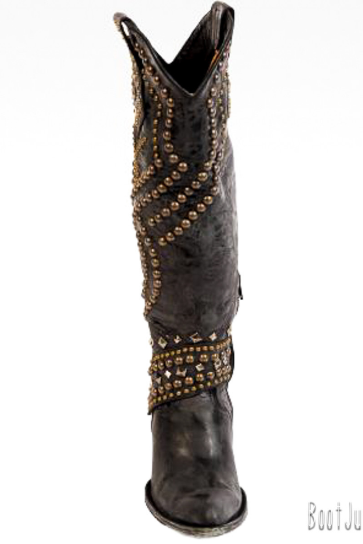 Women’s Rhinestone Knee High Cowboy Boots – Pointed Toe Western Boots