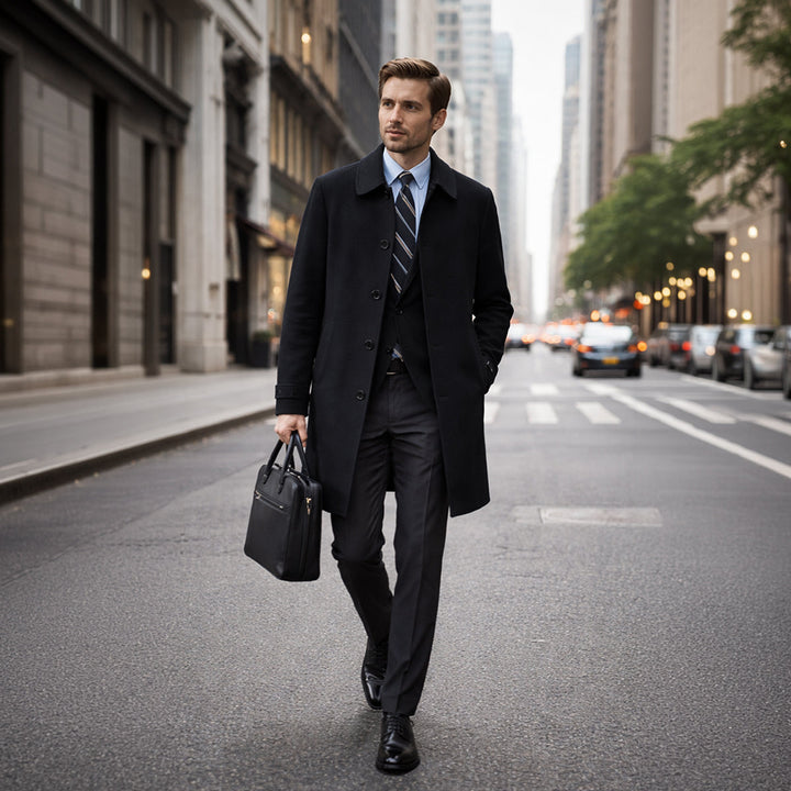 The Goldshire Coat – Men’s Smart Tailored Overcoat