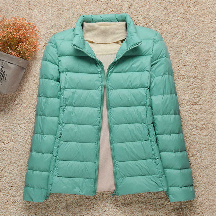 Women's Lightweight Hooded Puffer Jacket – Packable Quilted Winter Coat